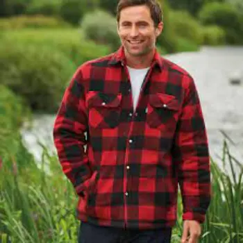 Mens Fleece Lined Shirts 